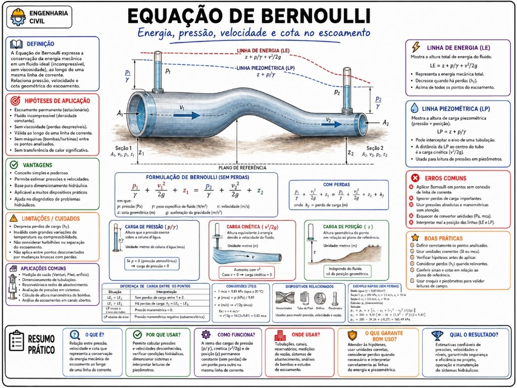 Equação de Bernoulli (9/10)