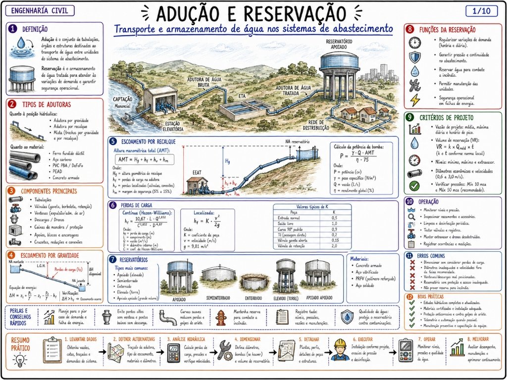 Adução e Reservação (8/10)